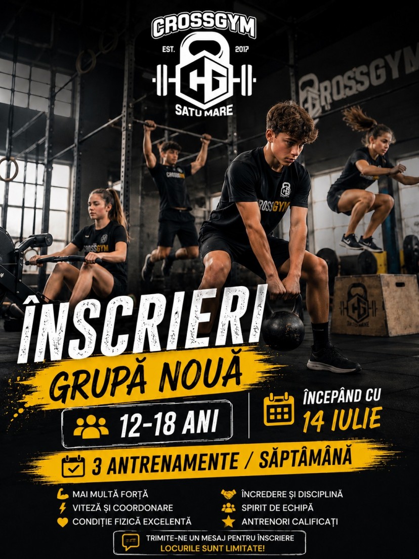 Antrenamente Crossfit 12+